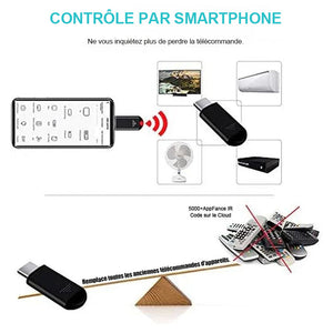 Télécommande émetteur infrarouge pour téléphone portable