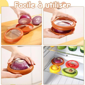 Boîte de conservation des fruits en silicone