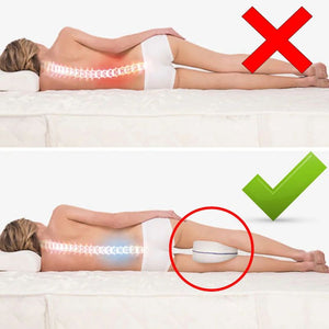 Oreiller pour soutenir les jambes correction posture