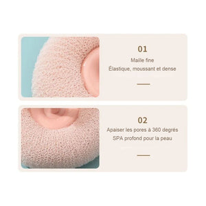 Brosse de douche exfoliante