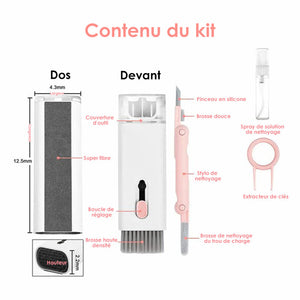 Kit de nettoyage multifonctionnel 7 en 1