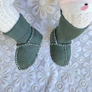 Chaussures chaussettes en fourrure chaude pour bébé