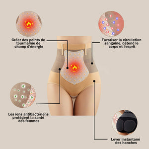 Culotte gainante du ventre tourmaline