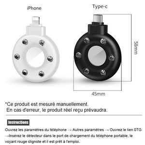 Mini détecteur anti-espion infrarouge