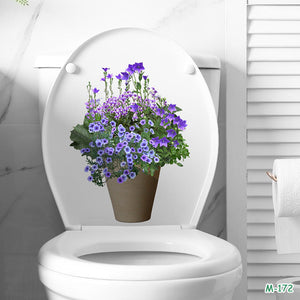 Autocollant polyvalent pour toilettes mur salle de bain