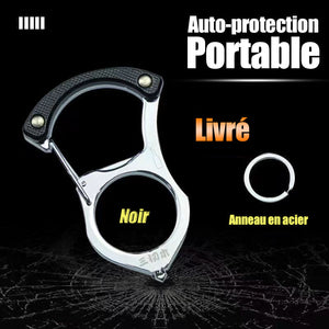 Porte-clés multifonctionnel pour voiture auto-protection