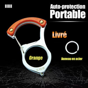 Porte-clés multifonctionnel pour voiture auto-protection