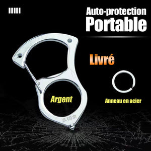 Porte-clés multifonctionnel pour voiture auto-protection