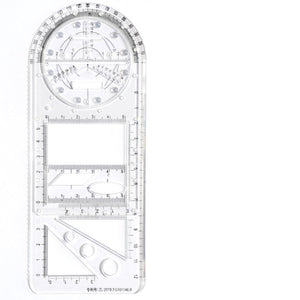 Règle géométrique multifonctionnelle